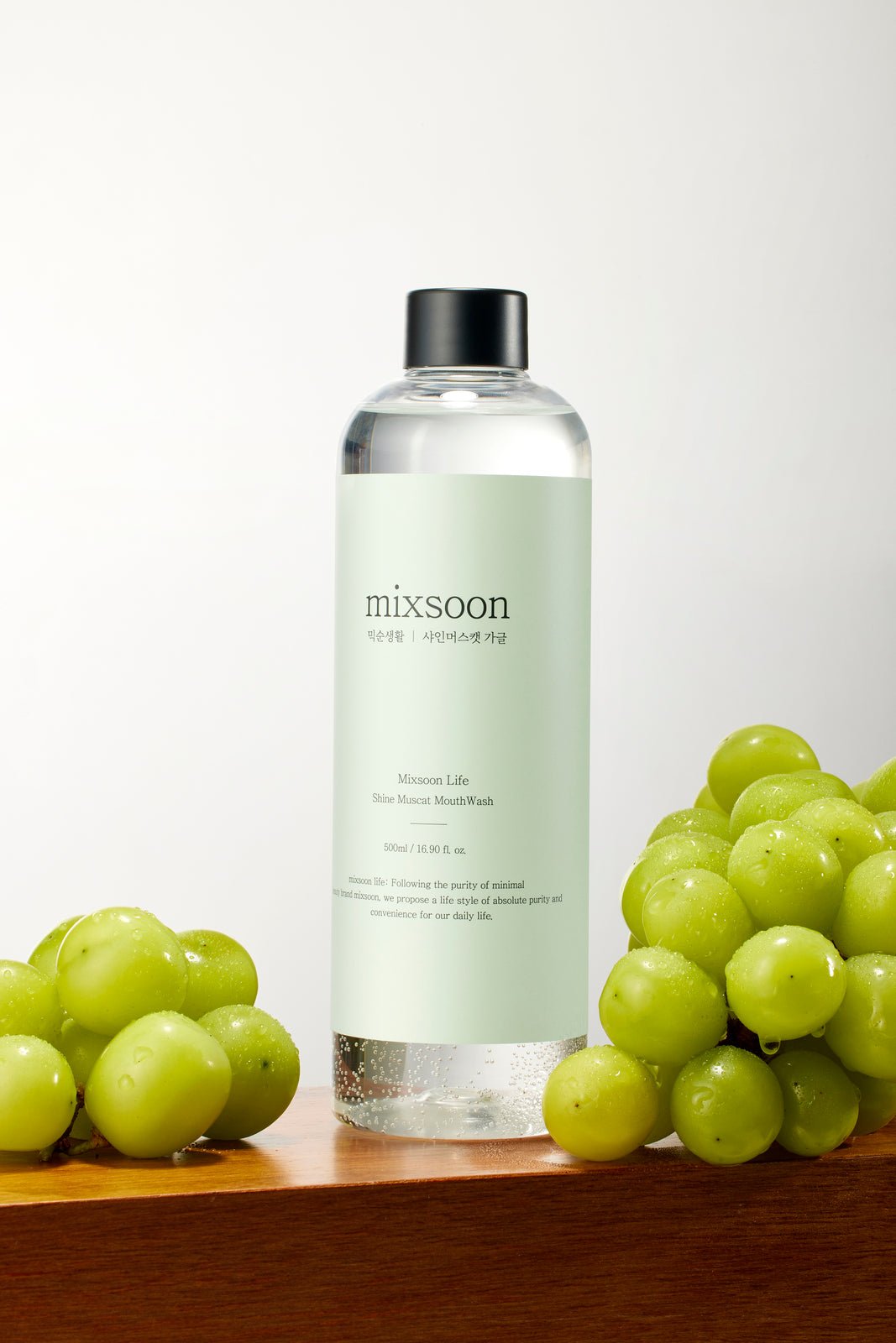Life Mild Mouthwash (Shine Muscat Scent) [500ml] - Mixsoon DE Official Store