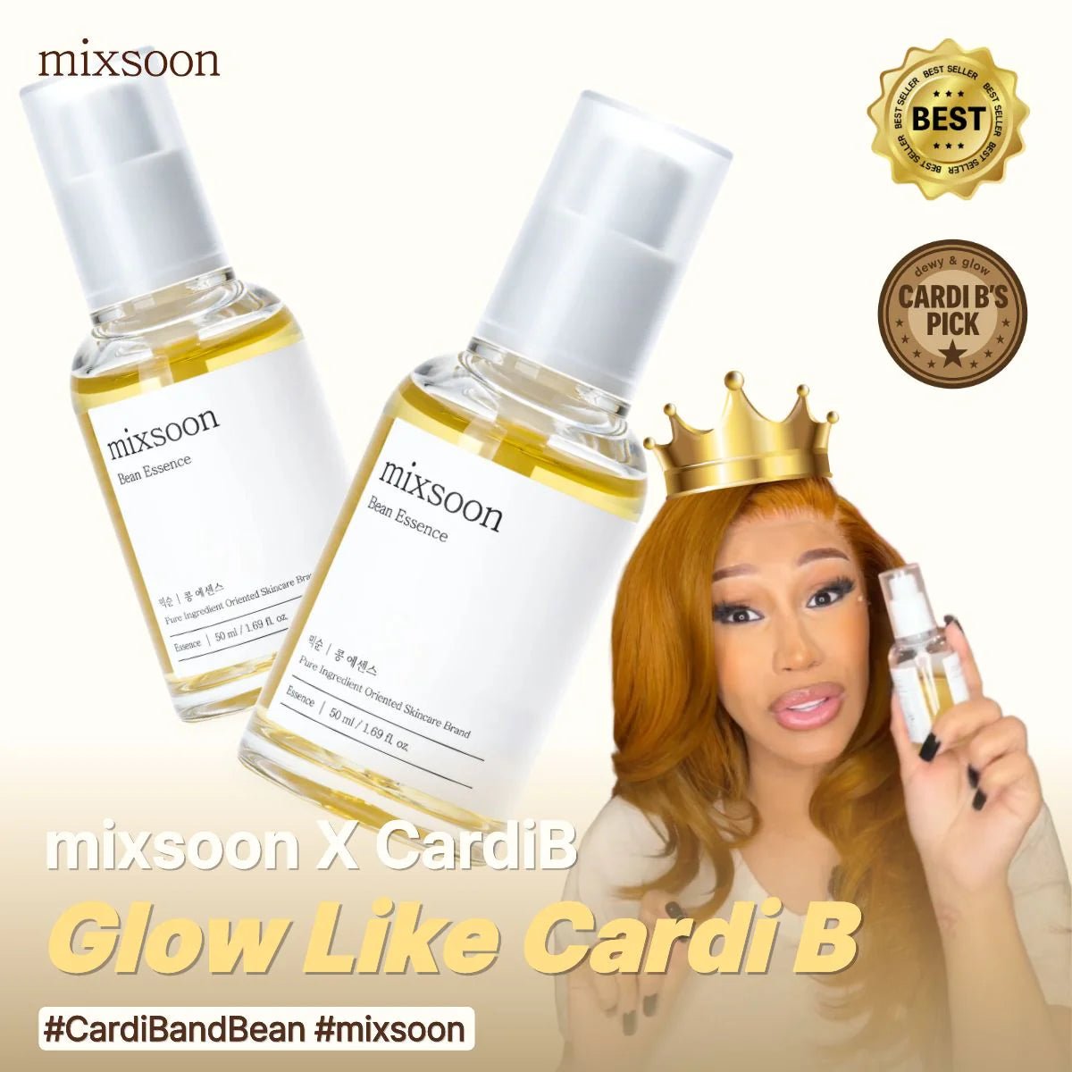 Mixsoon Bean Essence [50ml] - Mixsoon DE