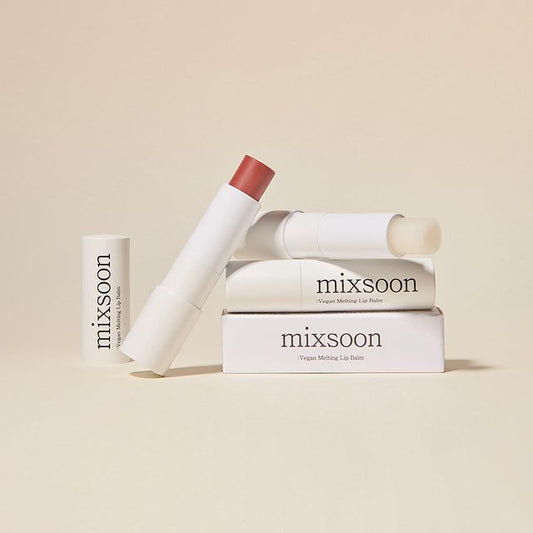 Vegan Melting Lip Balm [Dry Rose 4.1g] - Mixsoon DE Official Store